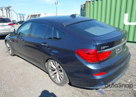 2010 BMW 550I Gran Turismo Gt from USA, damaged, VIN WBASN4C56AC208664
